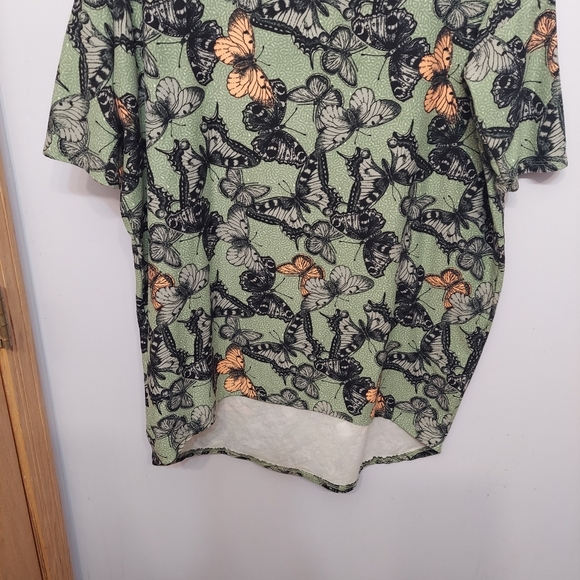 Lularoe butterfly print Irma XS oversized flowy - Picture 2 of 8